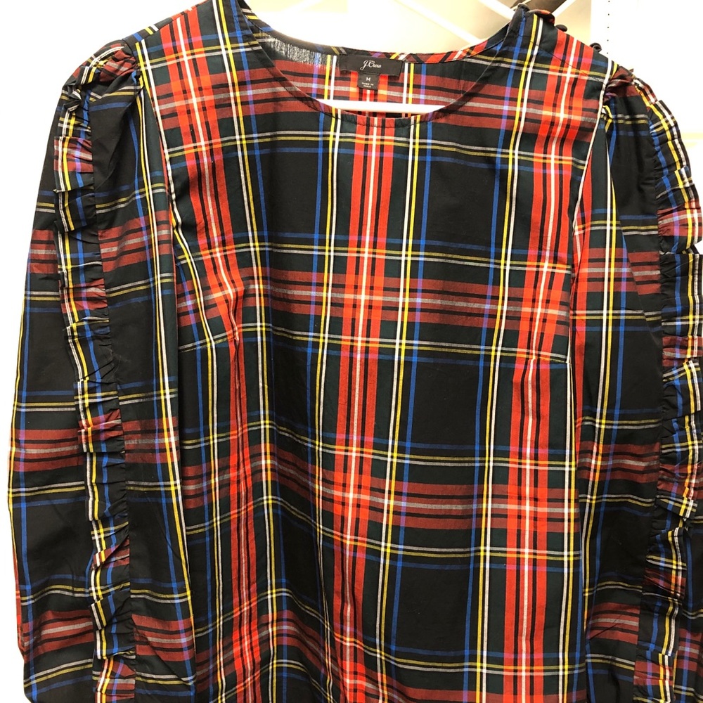 JCrew holiday top Like New